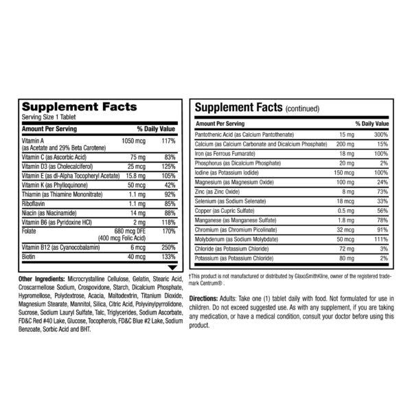 Suplemento multivitamínico mujer apoyo salud Earth's Splendor