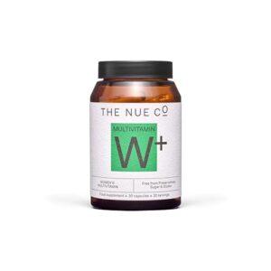 Suplemento multivitamínico para mujeres The Nue Co frasco