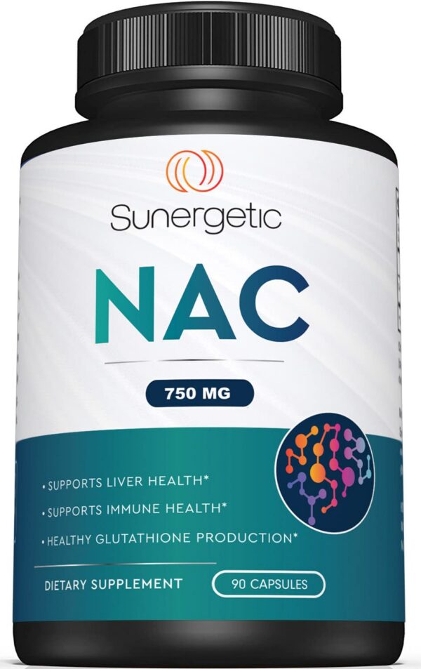 Suplemento NAC 750 mg cápsulas para salud hepática