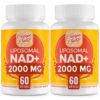 Suplemento NAD+ liposomal 2000mg 120 cápsulas