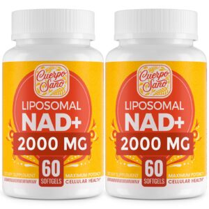 Suplemento NAD+ liposomal 2000mg 120 cápsulas