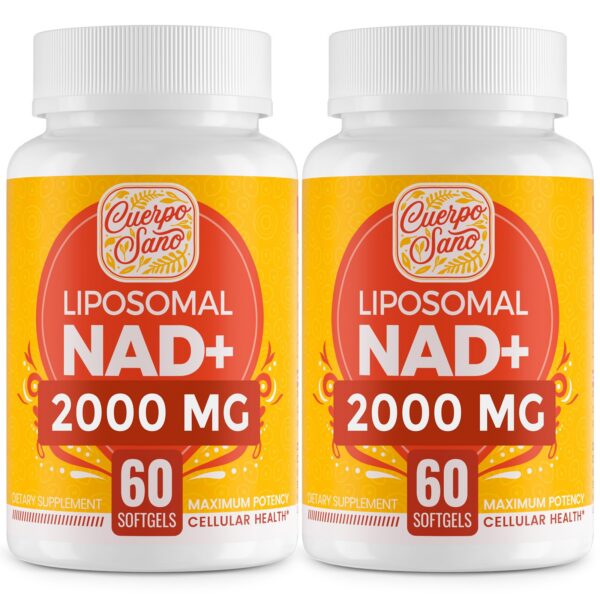 Suplemento NAD+ liposomal 2000mg 120 cápsulas