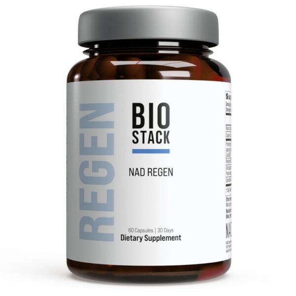 Version 1.0.0 BIOSTACK NAD Regen suplemento anti-envejecimiento vegano cápsulas