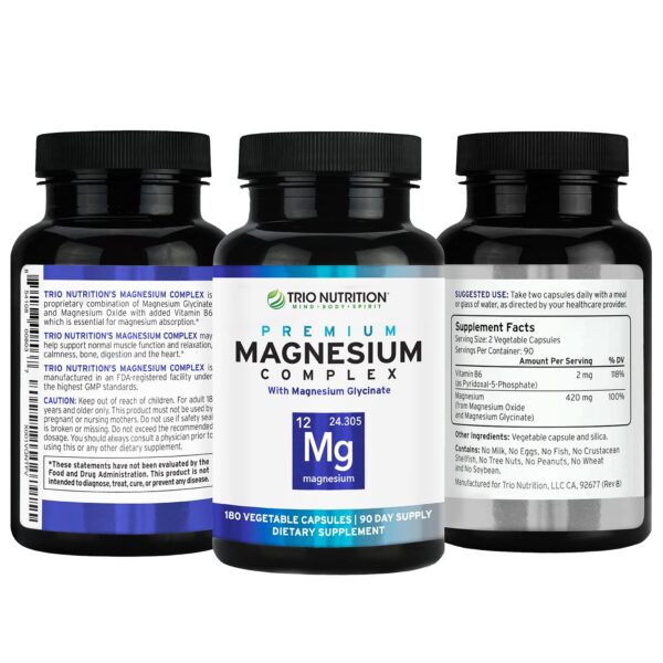 Version 1.0.0 Suplemento natural para aliviar estrés y calambres musculares