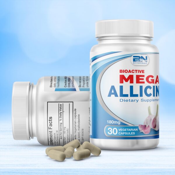 Suplemento natural allicina ajo concentración alta