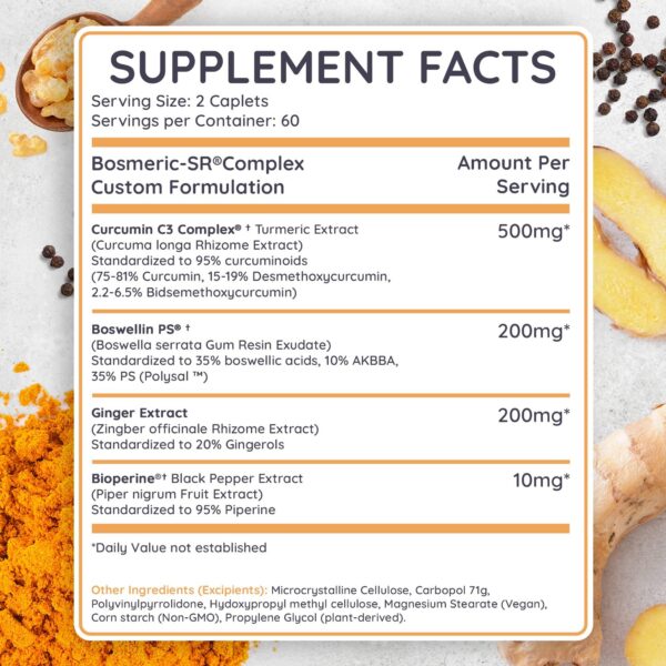 Suplemento natural para articulaciones con cúrcuma