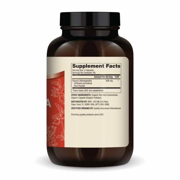 Suplemento natural Ashwagandha sin gluten y sin soja Dr Mercola