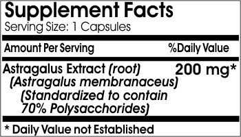 Cápsulas Extracto Astrágalo PureControl paquete 100