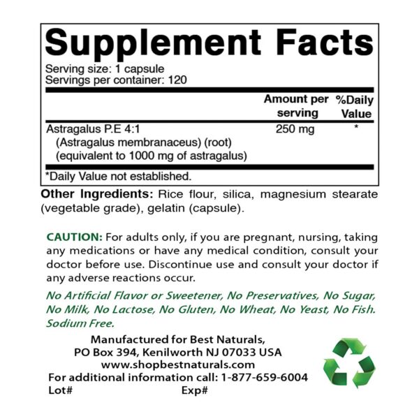 Suplemento natural astrágalo para metabolismo y bienestar general