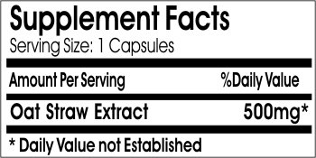 Suplemento natural avena heno 500mg PureControl