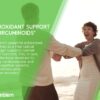 Etiqueta BioEmblem con ingredientes y beneficios cúrcuma