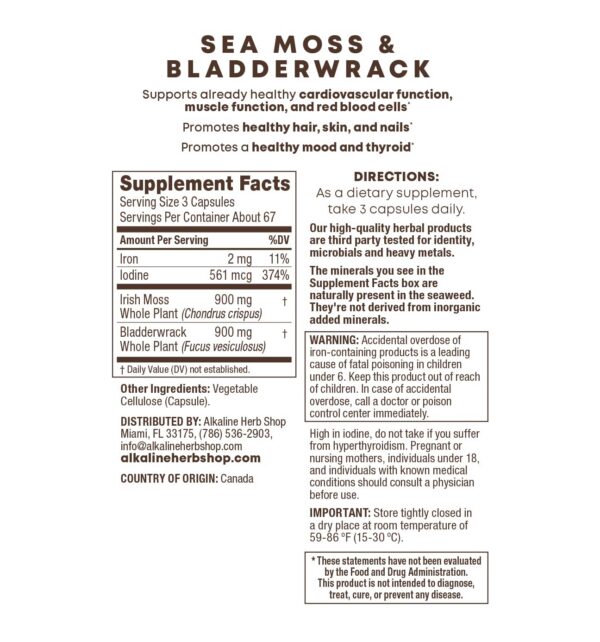 Version 1.0.0 Suplemento Colon Feliz de Alkaline Herb Shop en cápsulas