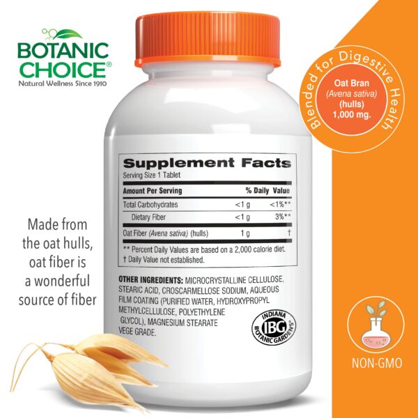 Version 1.0.0 Suplemento natural Botanic Choice fibra de avena para salud intestinal