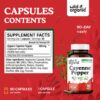 Suplemento natural de capsicum en polvo para digestión