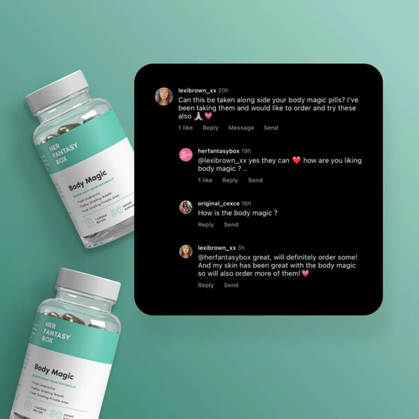 Suplemento natural cápsulas clorofila para control de olores