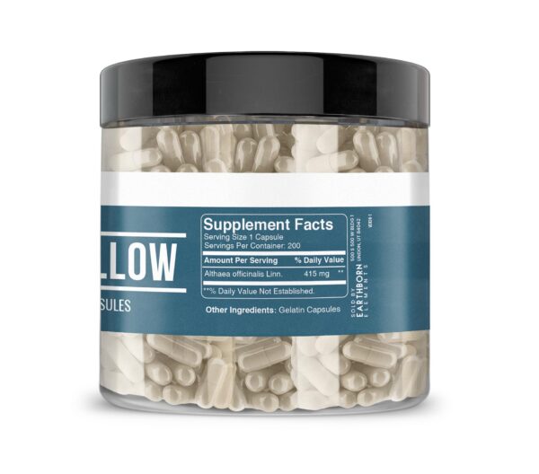 suplemento natural cápsulas raíz malvavisco sin aditivos