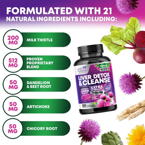 Suplemento natural cardo mariano extracto cúrcuma para hígado