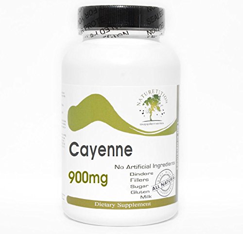 Suplemento natural de cayena 900mg en cápsulas Naturetition