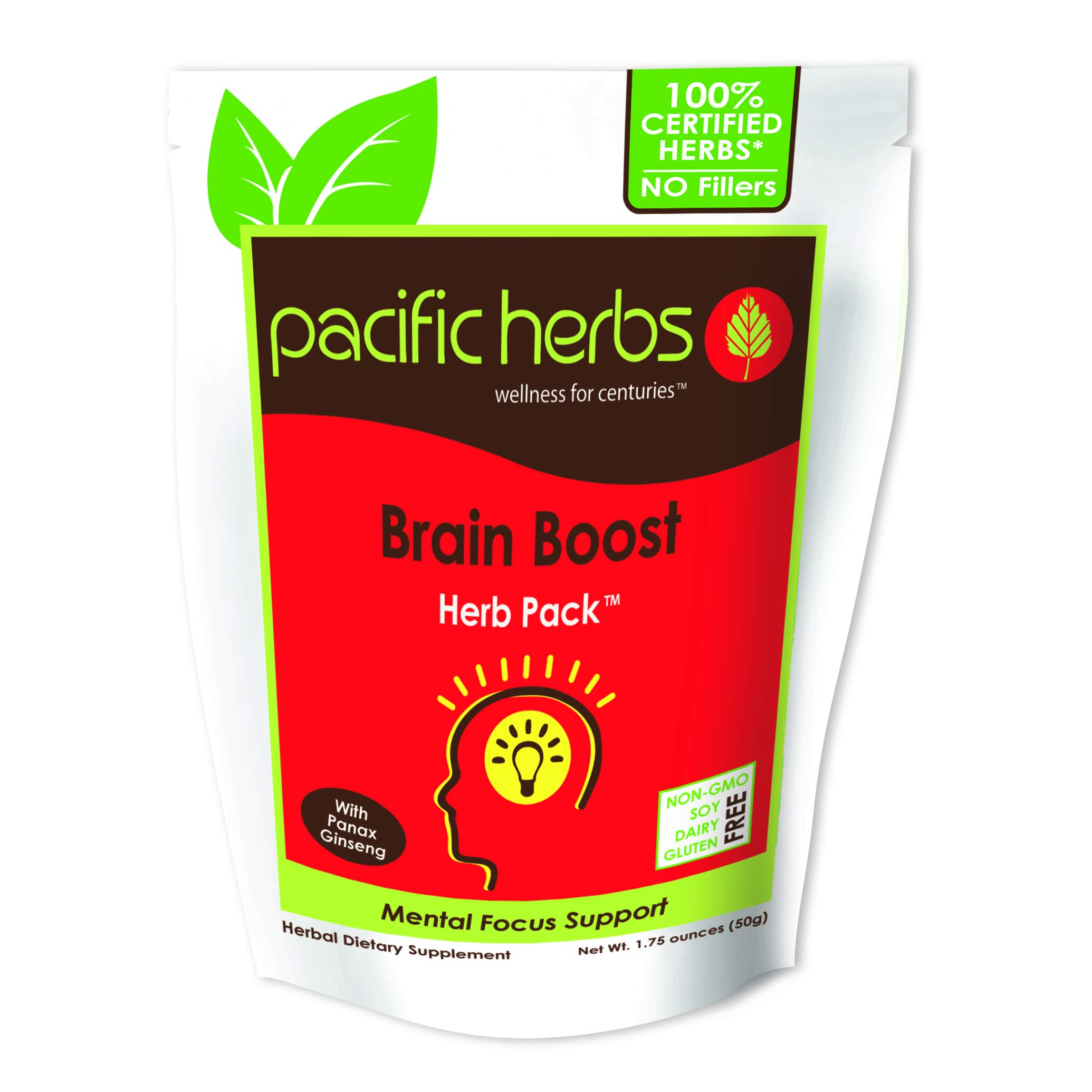 Pacific Herbs Brain Boost Herb Pack