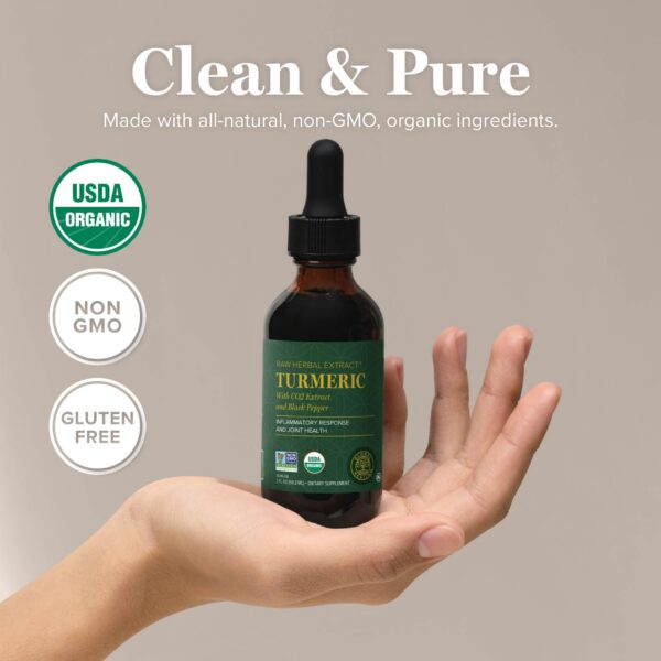 Suplemento natural cúrcuma líquida para salud articular