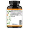 Suplemento natural cúrcuma vegana 60 cápsulas vegetales