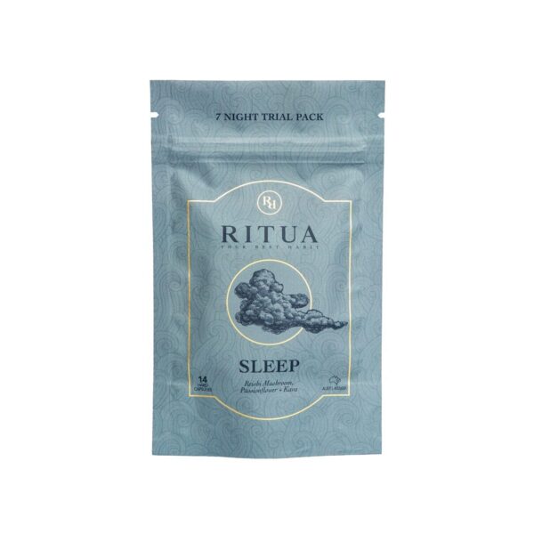 Suplemento natural para dormir RITUA con hongos y kava