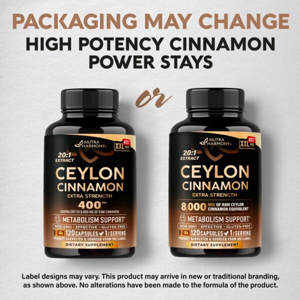 Suplemento natural fuerte con extracto 20:1 canela de Ceilán para metabolismo