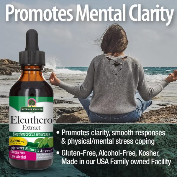 Suplemento natural extracto raíz Eleuthero Nature's Answer