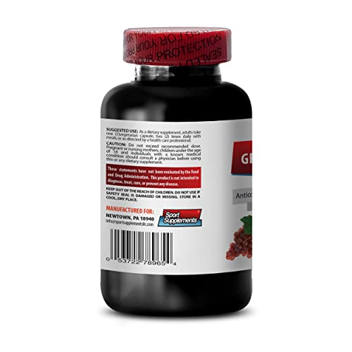 Suplemento natural de extracto de semilla de uva en cápsulas