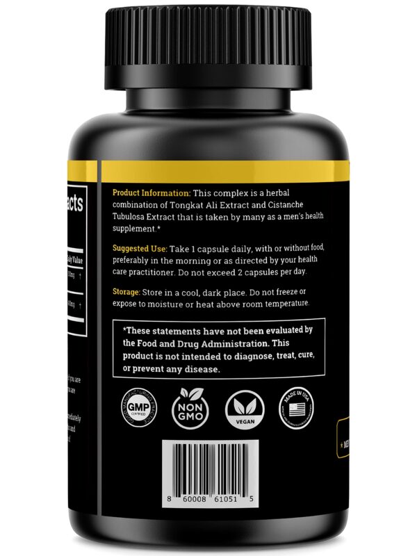 Suplemento natural para función cognitiva y energía masculina