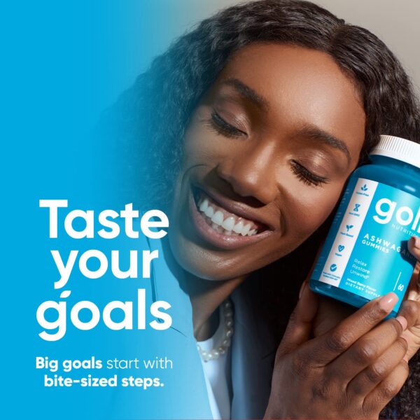 Suplemento natural Goli Ashwagandha KSM-66 vegano sin gluten