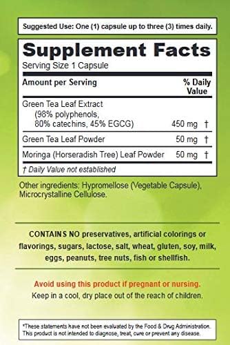 Suplemento natural Greens First té verde y moringa para energía
