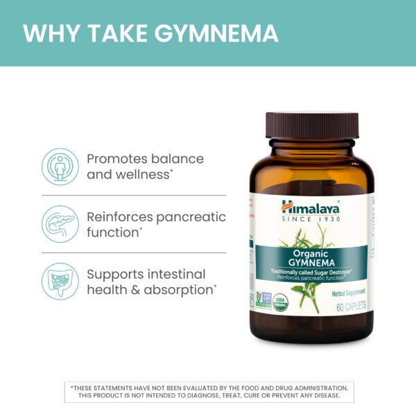 Version 1.0.0 Himalaya Organic Gymnema fórmula certificada USDA orgánico y no GMO
