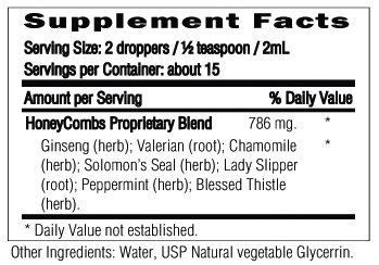 Suplemento natural HoneyCombs Fórmula N gotas líquidas