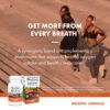 Suplemento natural Host Defense para apoyo de pulmones y oxígeno