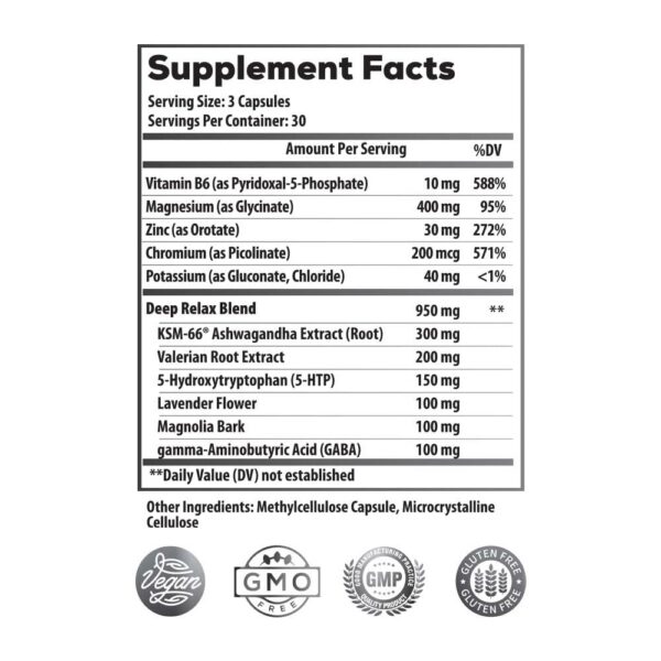 Suplemento natural Ideal Infusion sin melatonina para estrés