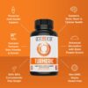 Suplemento natural con jengibre y bioperine para mejor absorción