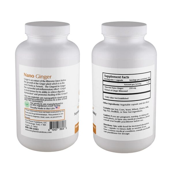 Version 1.0.0 suplemento natural jengibre nano absorción máxima