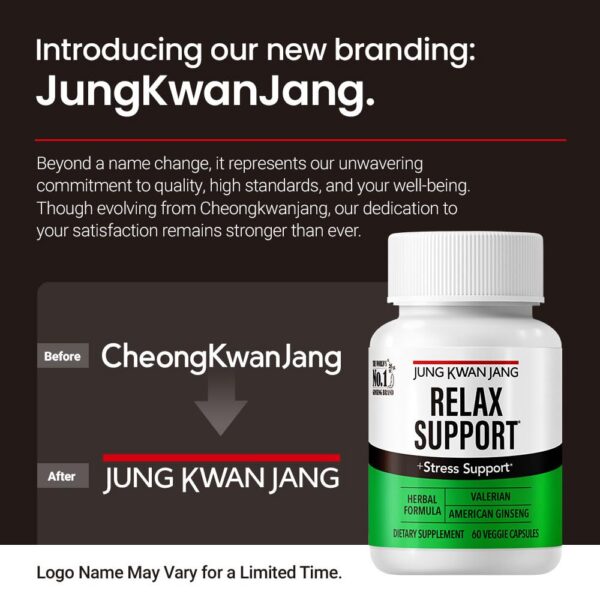 Suplemento natural JungKwanJang con valeriana y ginseng