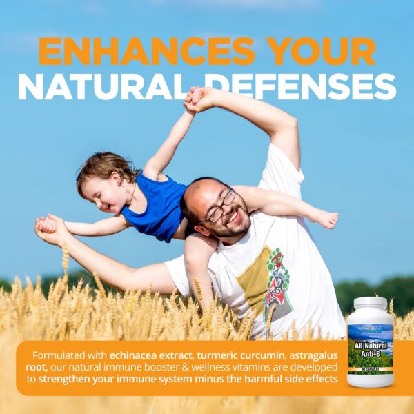 Version 1.0.0 Suplemento natural Lifesource Anti-B con extracto de ajo y equinácea