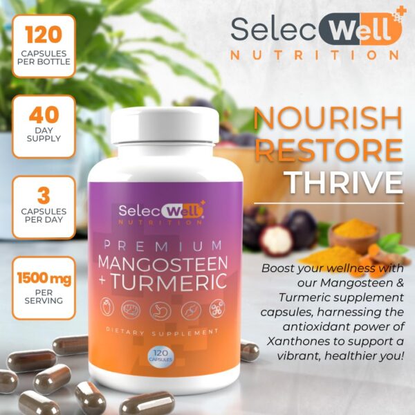 Version 1.0.0 Suplemento natural con mangostán exótico y cúrcuma dorada para salud