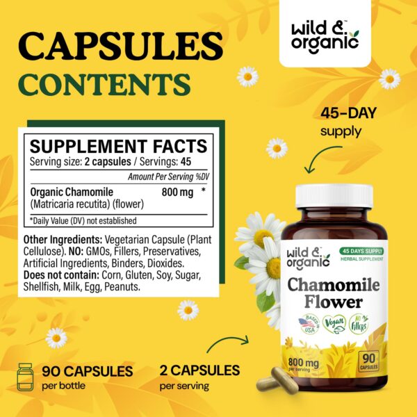 Version 1.0.0 Suplemento natural de manzanilla en cápsulas para uso diario