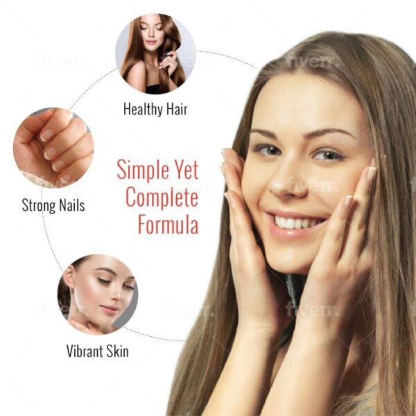 Suplemento natural para mejora capilar