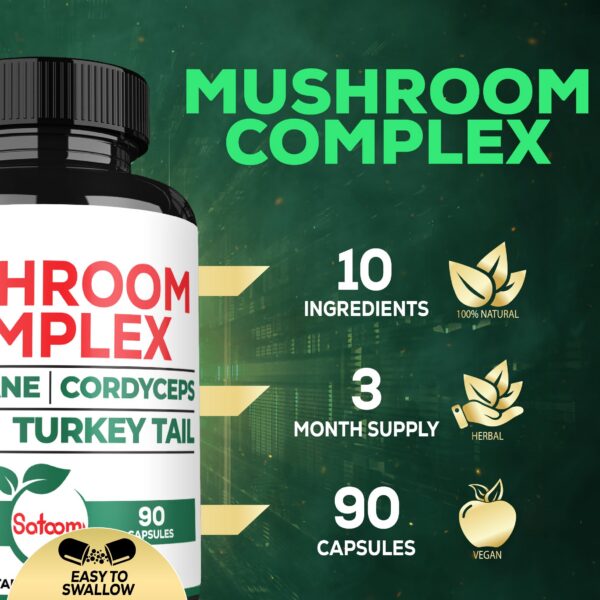 Suplemento natural con Melena de León y Cordyceps Satoomi