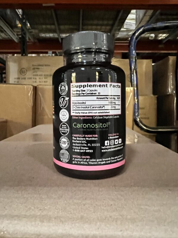 Suplemento natural Myo y D-chiro Inositol para regulación menstrual