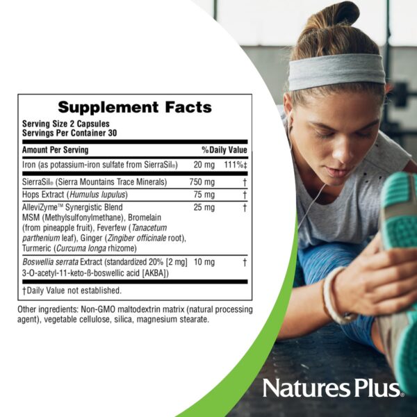Suplemento natural Natures Plus Ultra ingredientes variados