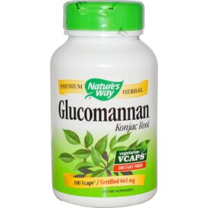 Version 1.0.0 Suplemento natural Natures Way Glucomannan envase