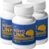 Suplemento natural Nervolink con hongos Reishi y Cordyceps en envase