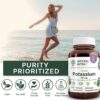 Suplemento Natural Nutra potasio para salud cardíaca y energía