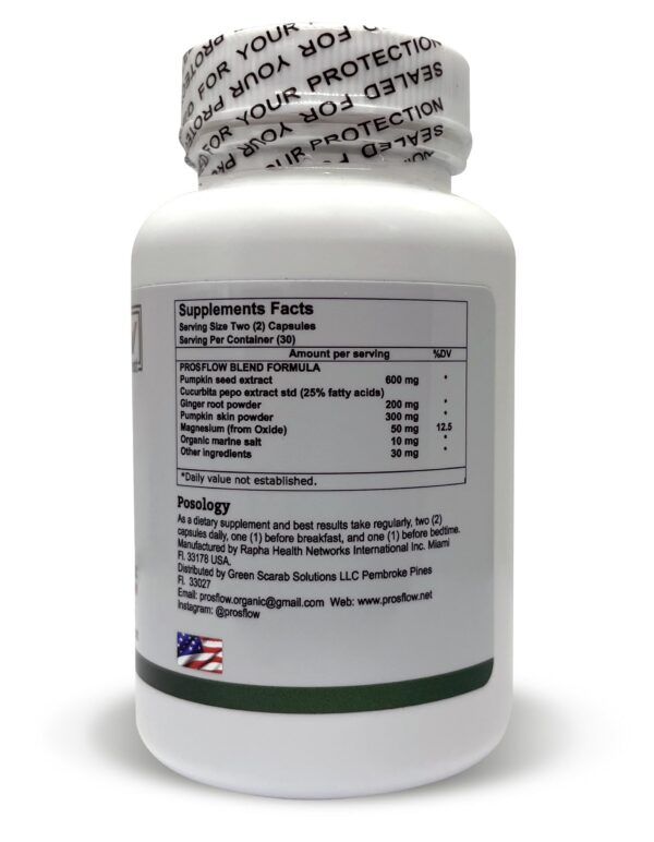 suplemento natural orgánico prosflow próstata hombres